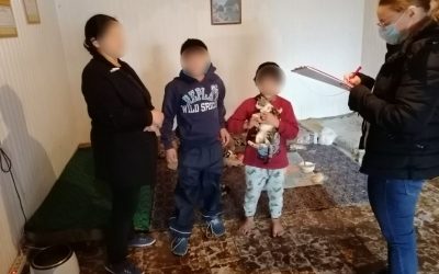 Посетено потенцијално бездомно семејство